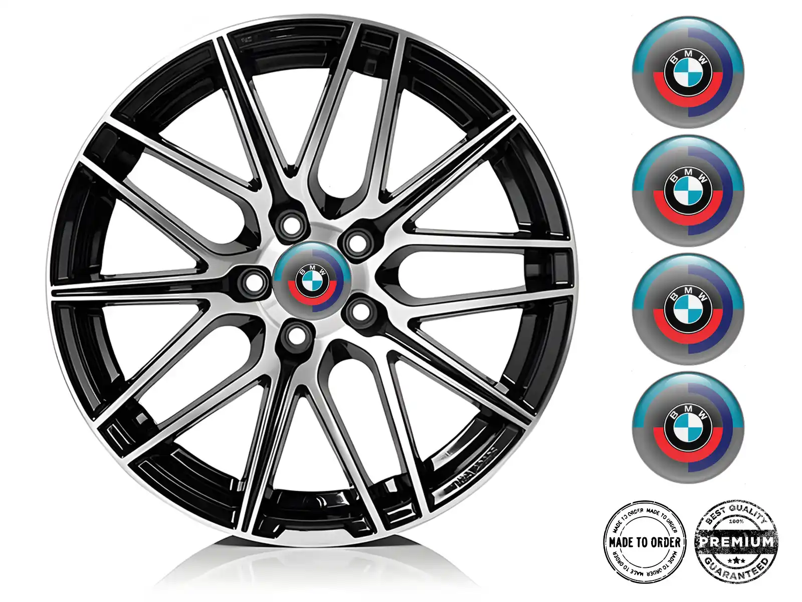 BMW Emblème Bombé Édition Haute Qualité Prisme